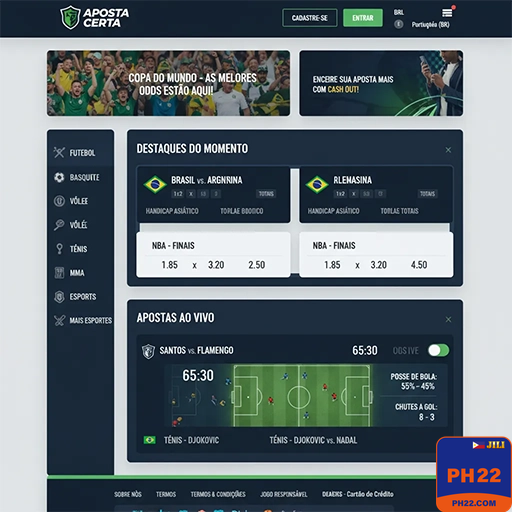 ph22b - diversos jogos esportivos para participar